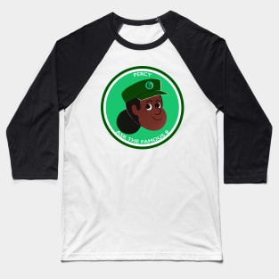 Percy Button - with text Baseball T-Shirt